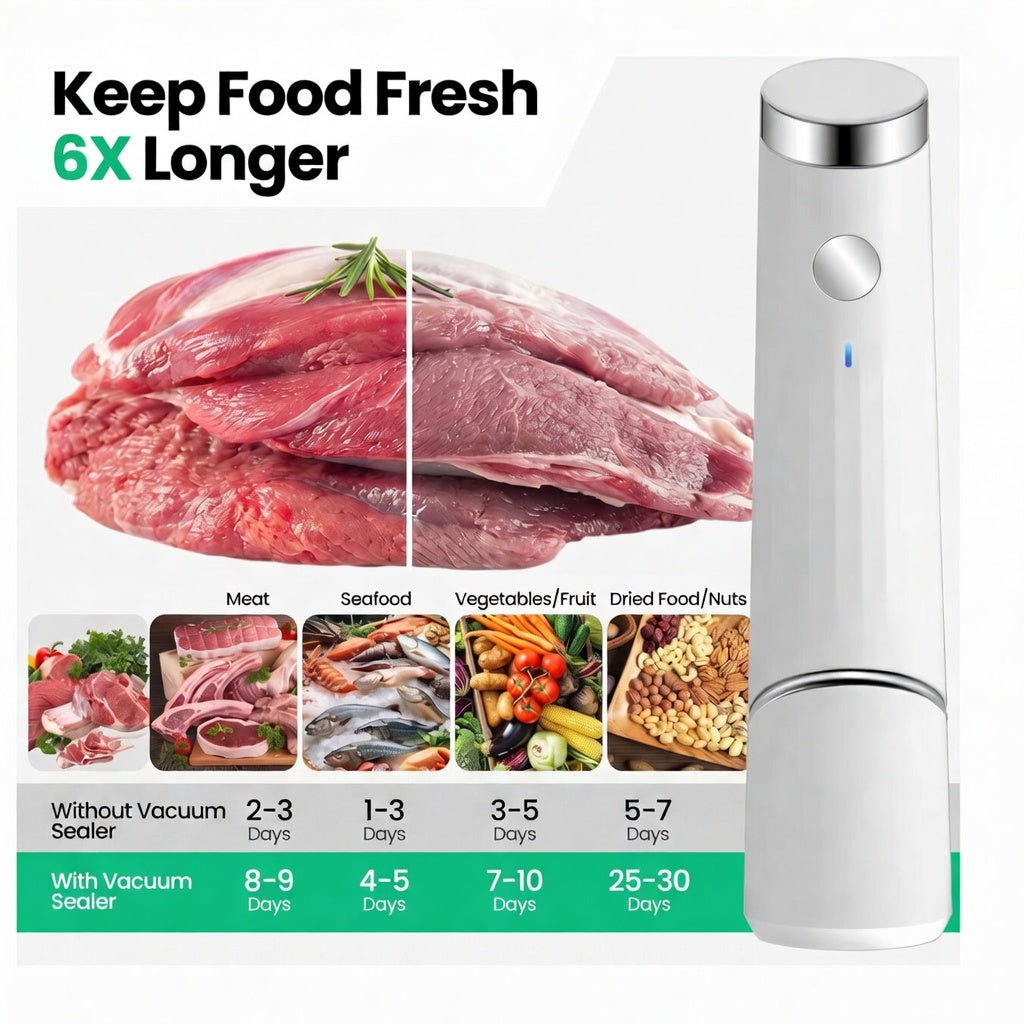 Solvia™ FreshSeal – Portable Vacuum Food Sealer