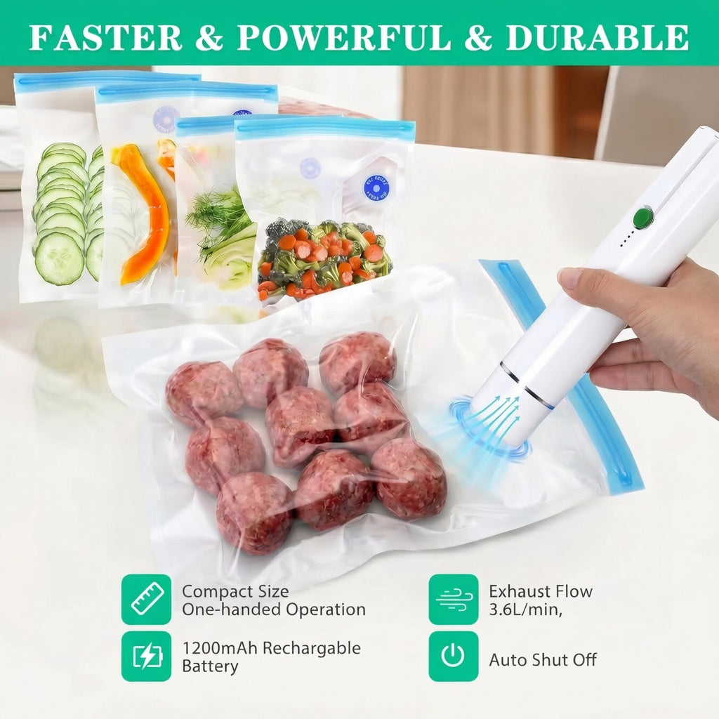 Solvia™ FreshSeal – Portable Vacuum Food Sealer